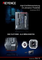 Modellreihe XG-X High-End Bildverarbeitung mit ultimativer Flexibilität Katalog